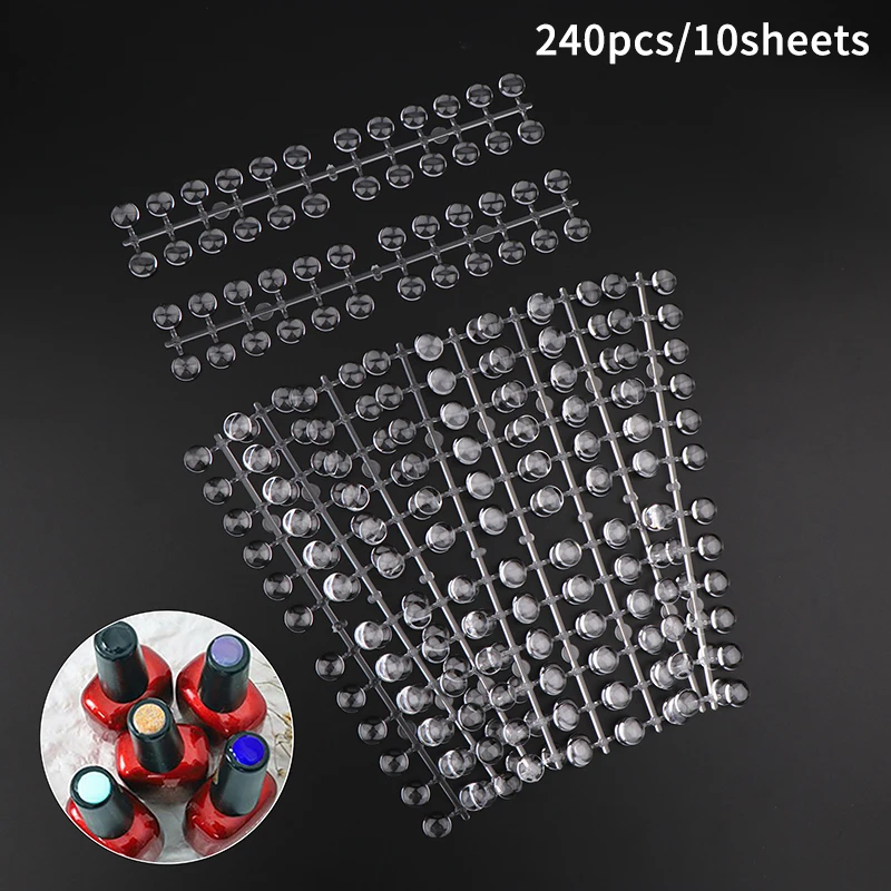 

240pcs Nail Polish Display Nail Color Chart Table UV/Gel/Polish Nail Capsule Gel Tips Display Showing Shelf