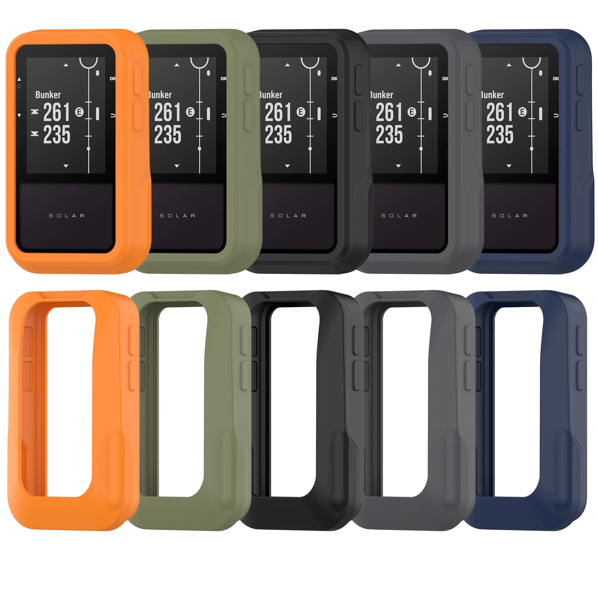 

Silicone Protective Case For Garmin Approach G20, Solar Protective Case Simple Solid Color Protective Sleeve Accessories​