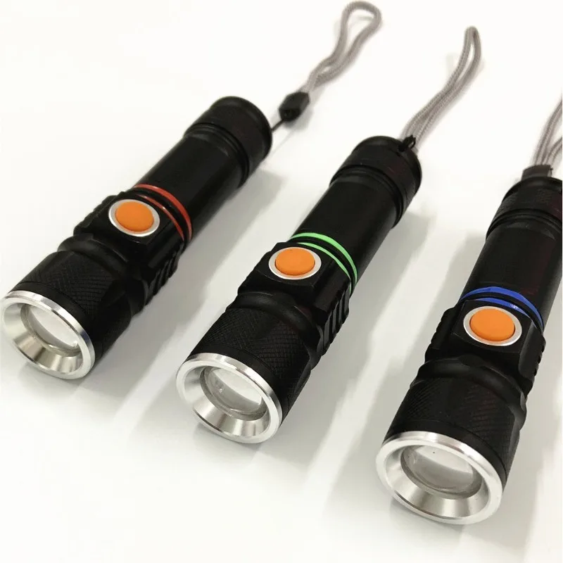 

RGB three primary colors teaching demonstration light, zoom flashlight