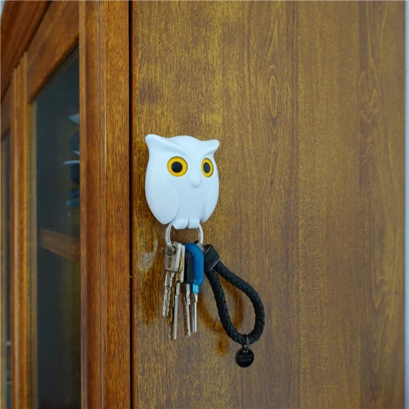 Owl Door Entrance Keychain Guard Key Hook Wall Hanging Couple Hook Creative Door Decoration