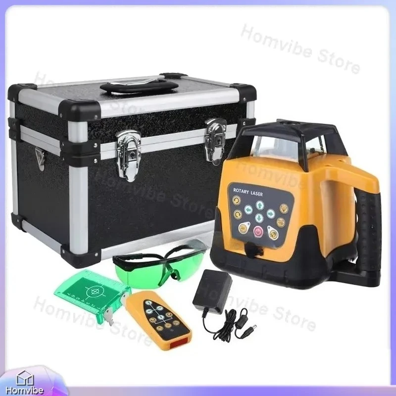 Green Laser Level Self-Leveling 360 Degree Horizontal Vertical Cross Line with Remote Control for Construction DIY Home