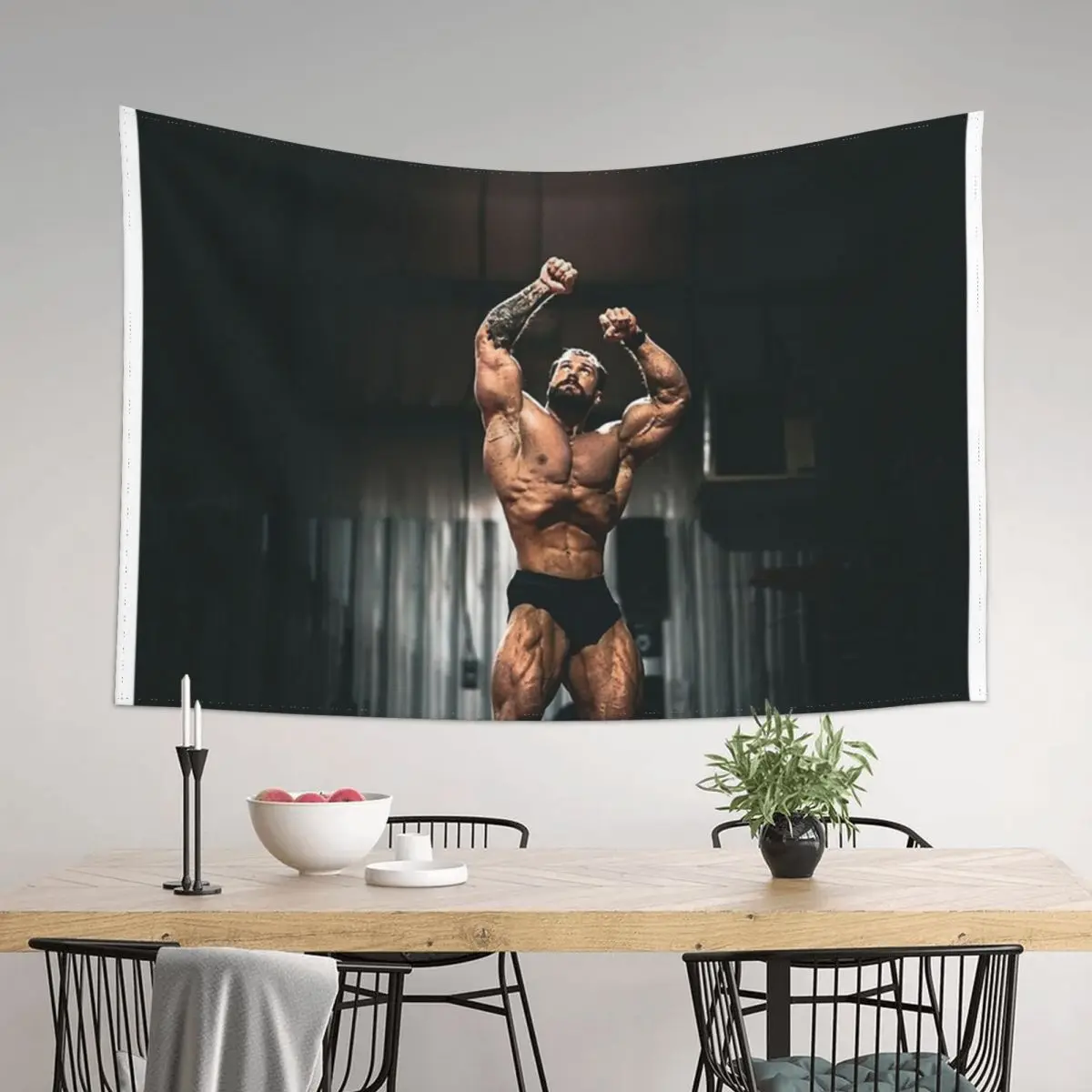 

Chris Bumstead Tapestry Outdoor Decor Decoration Pictures Room Wall Bedroom Decoration Tapestry