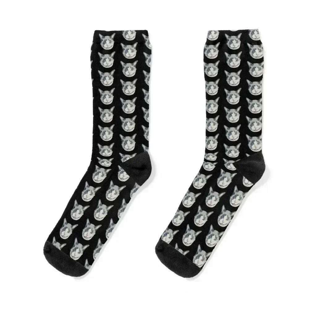 

Adorable Ragdoll cat sticker Socks heated New year's man golf Luxury Woman Socks Men's