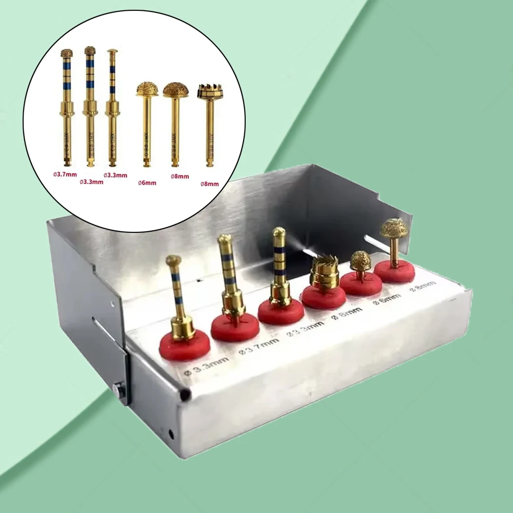 

1Set Dental Sinus Lift Kit Diamond Coated Bur Drills & Lateral Reamer for Maxillary Bone Grafting Implant Surgery Tools