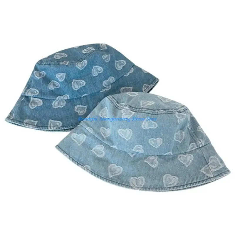 

E56A Outdoor Women Bucket Hat Wide Brim Fisherman Hat Fishing Camping Fisherman Hat