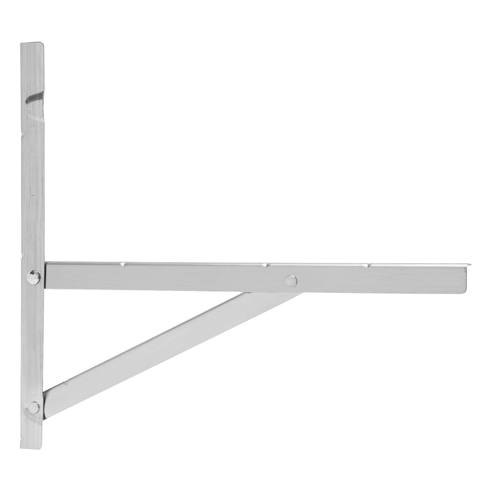 2 × soporte de aire acondicionado de pared SS201 1,5 P de alta resistencia, soporte de CA para exteriores engrosado, estante colgante dividido