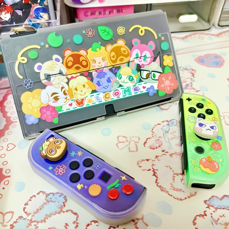 

Серия Cartoon Animal Forest, матовый прозрачный разделенный защитный корпус для оригинального игрового периферийного устройства Switch 2,