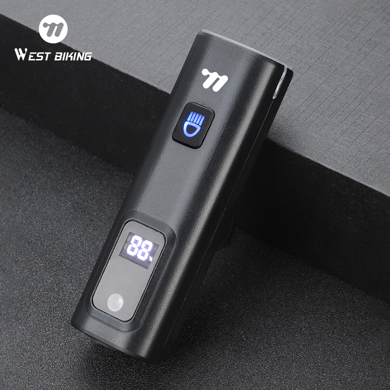 WEST BIKING 400LM Bike Light Type-C Charging LED Cycling Front Lamp Headlight Waterproof MTB Road Flashlight Bicycle Light