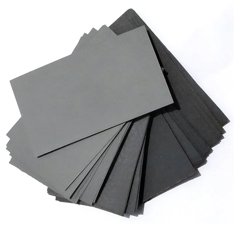 Papel de lija profesional práctico, paquete de 10 piezas, juego de hojas de lijado, Kit de 10 piezas, 138x75mm, 3 pulgadas x 5-1/2 pulgadas, grano 600-2500