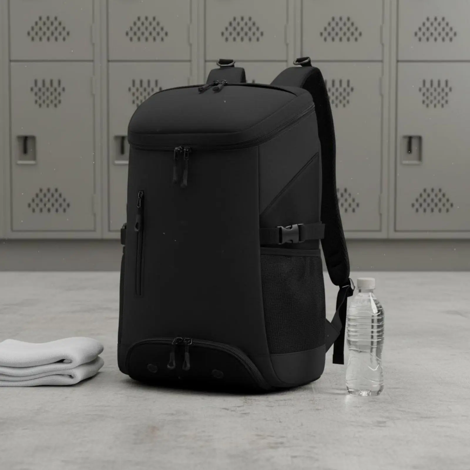 Badminton Racket Backpack with Multi-Layer Compartments, Sports Bag
