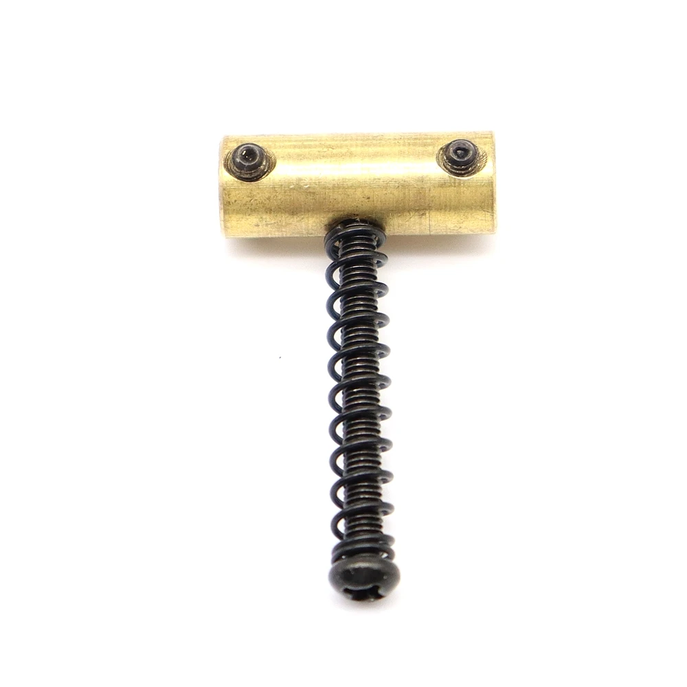 1 Set TL Gitarre Brücke Sättel Vintage Messing Kompensiert Sättel für Tele Style Gitarre Teil – Detail 8