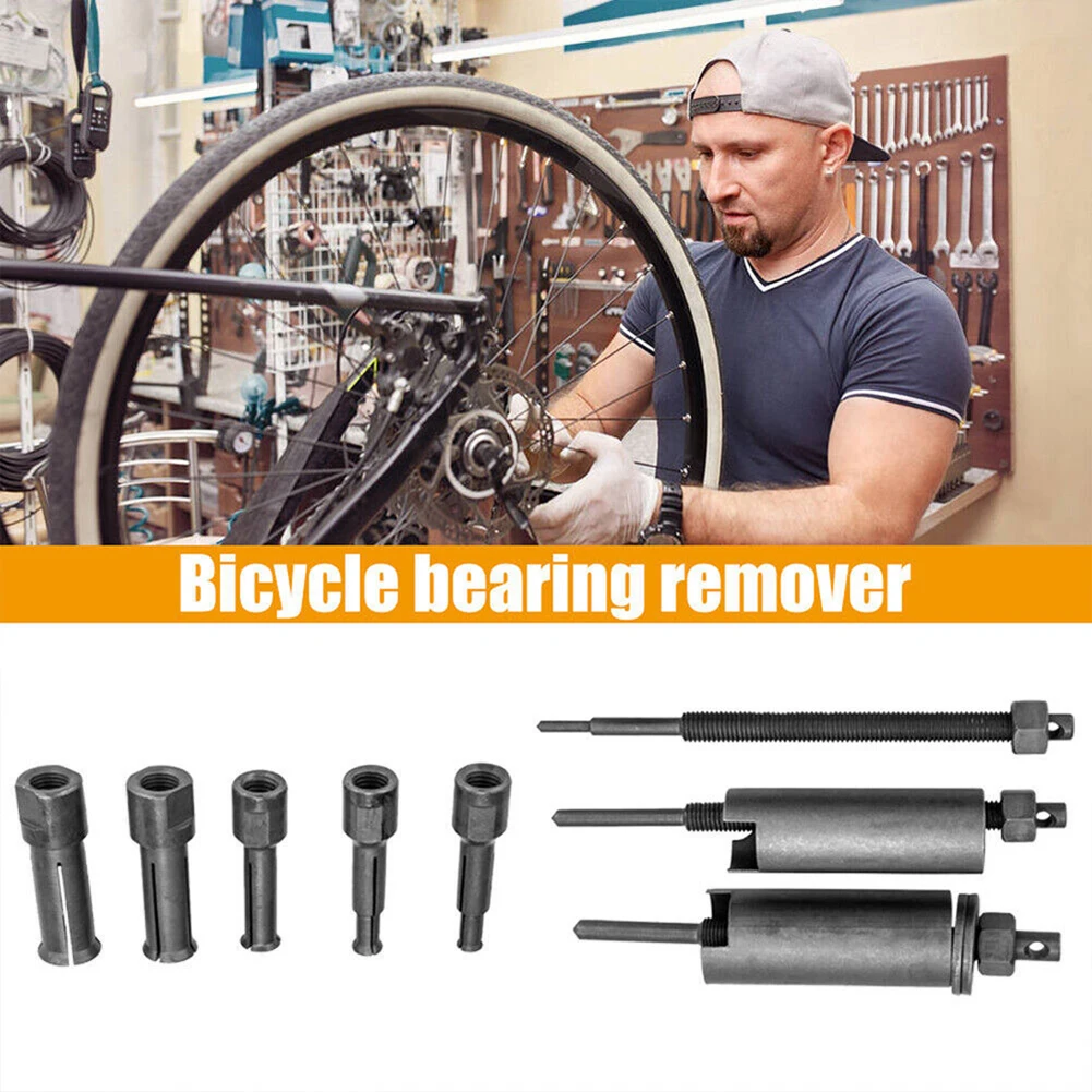 Bike Bearing Disassembly Tool Bearing Puller Remove Set Motorcycle Bearing Pulling Extractor Tool Kit Bicycle Repair Accessories