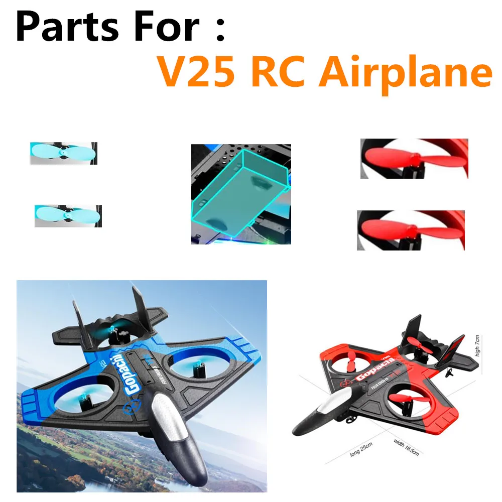 

4D-V25 Drone Battery V25 Propeller Maple Leaf For V25 RC Remote Control Airplane Battery Spare Parts Original Accessories