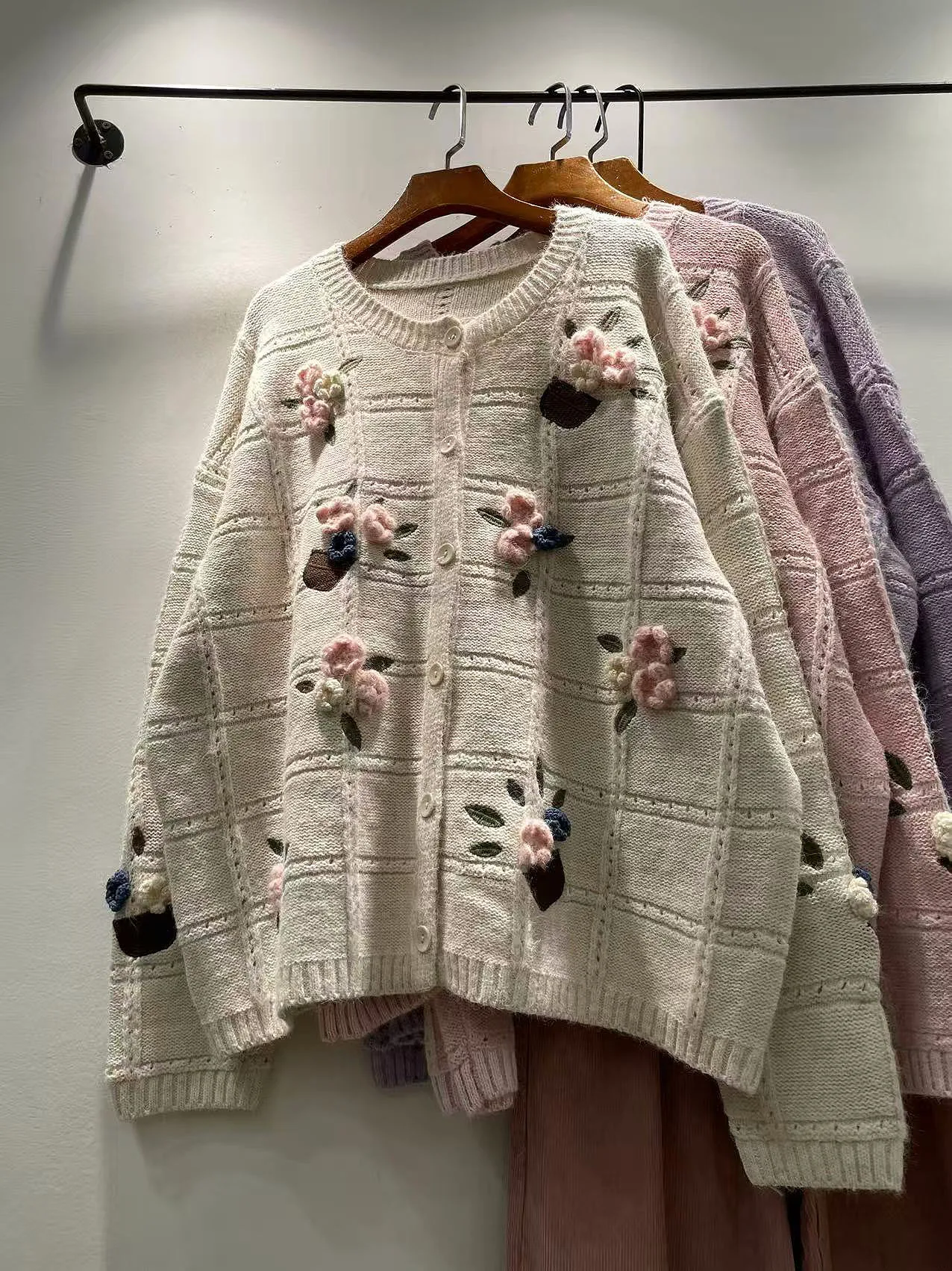 

Осень-зима женский свободный длинный свек круглый Ne лоскутный свитер кардиган пальто сладкий Sle онлайн эксклюзивная термофункция