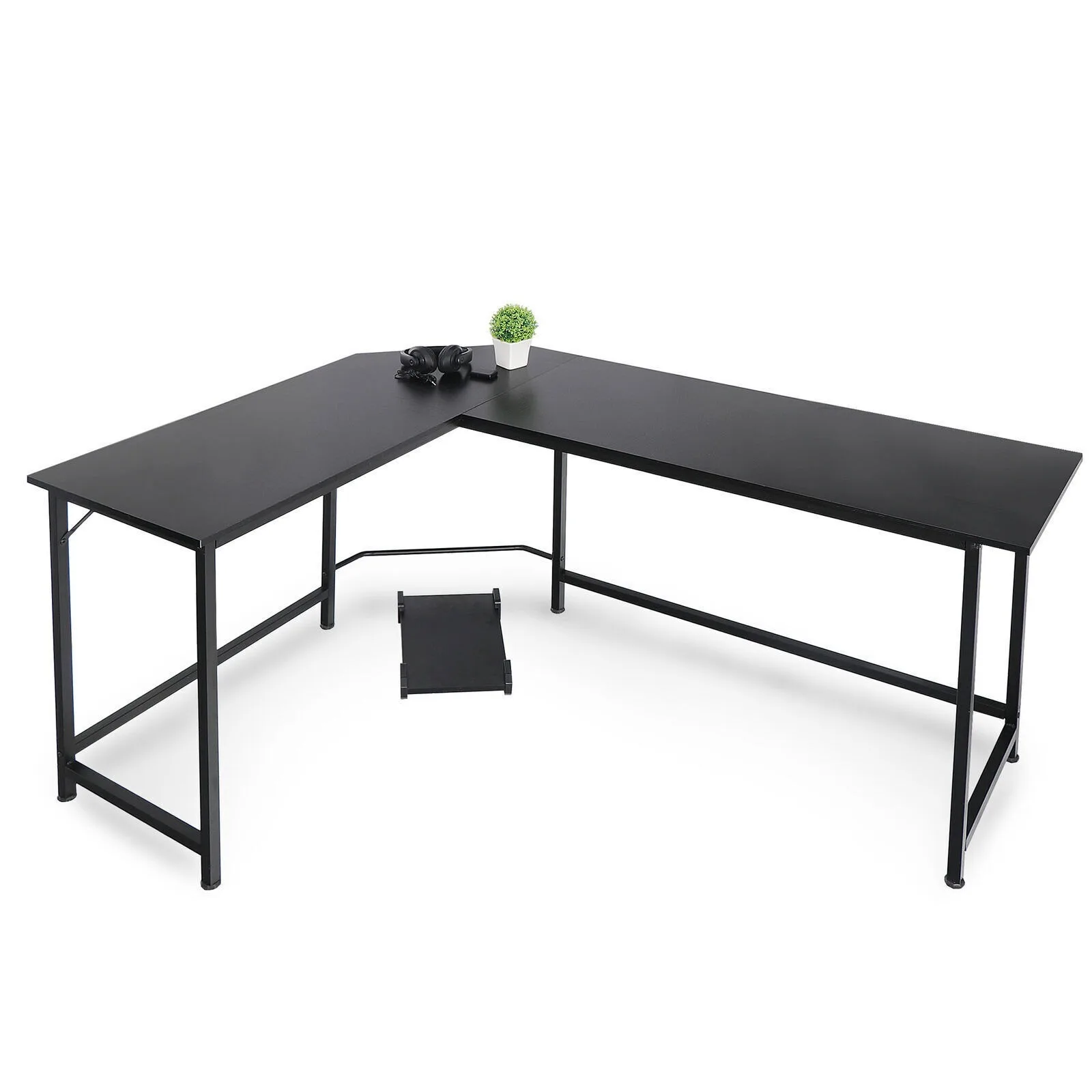 

L-Shaped 66"Computer Desk Corner Gaming Desk PC Laptop Study Table Workstation United States