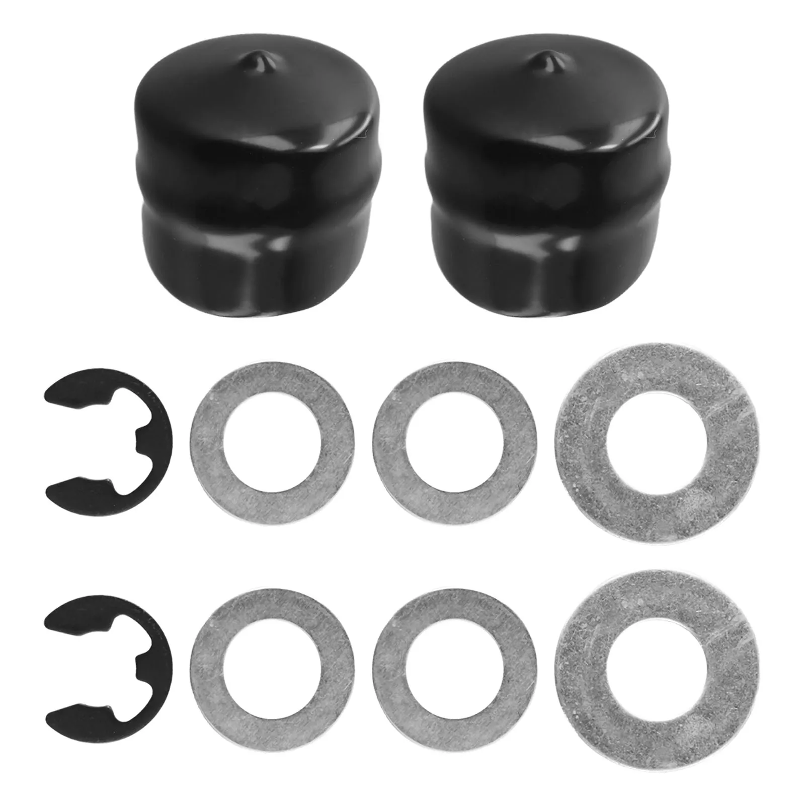 Hardware Kit Hubs Tool Accessories 2pcs E-Clips 4pcs Thrust Washers For Craftsman 532188967 Hub Cap Retainer Washers