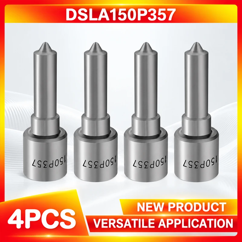 4PCS DSLA150P357 DSLA140P1112 DSLA145P619 Flat Head White Needle Common Rail Fuel Injector Nozzle LF2442