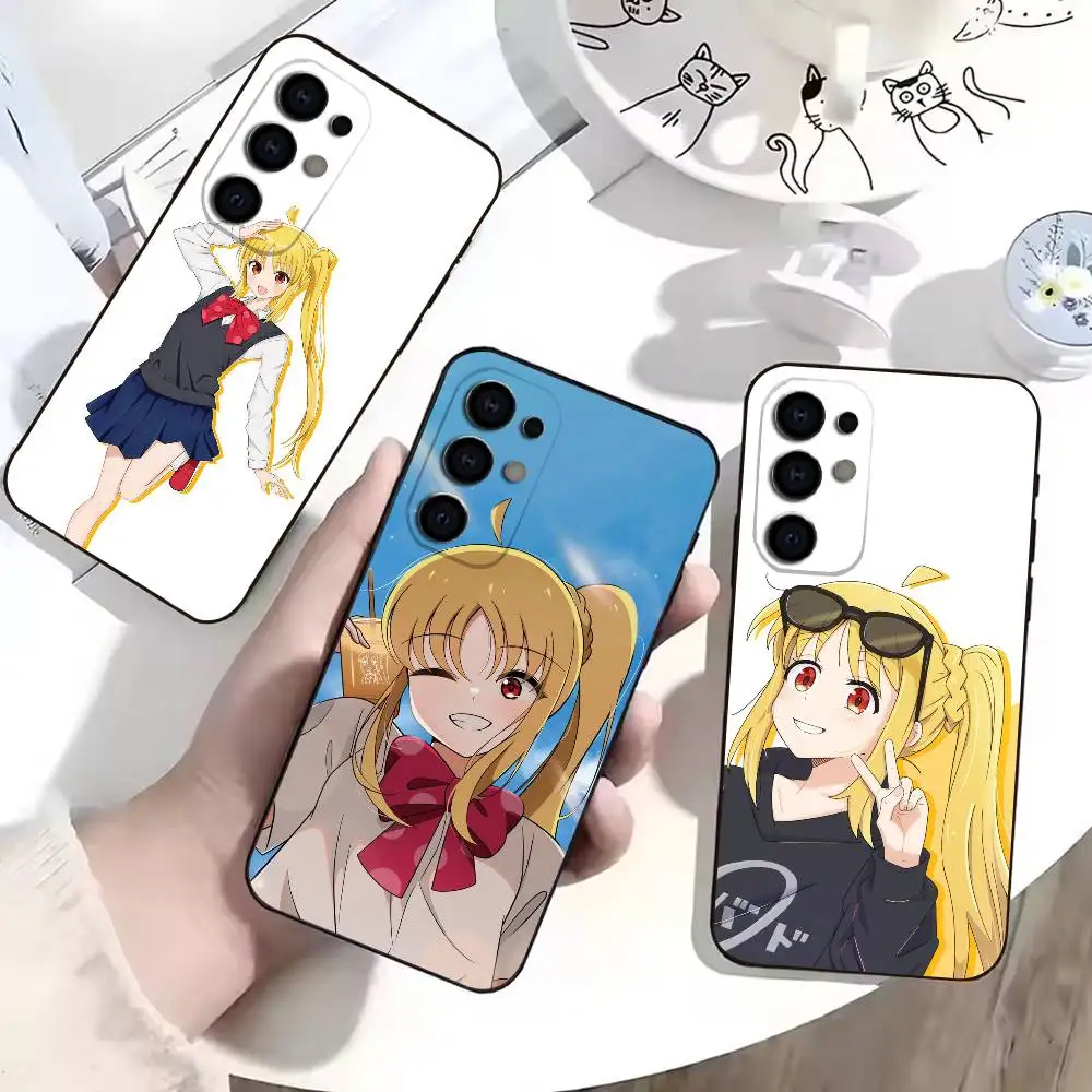 Bocchi the Rock Nijika Ijichi  Phone Case Black Silicone Soft For Samsung S25,S24,S21,S22,S23,S30,Ultra,S20,Plus,Fe,Lite
