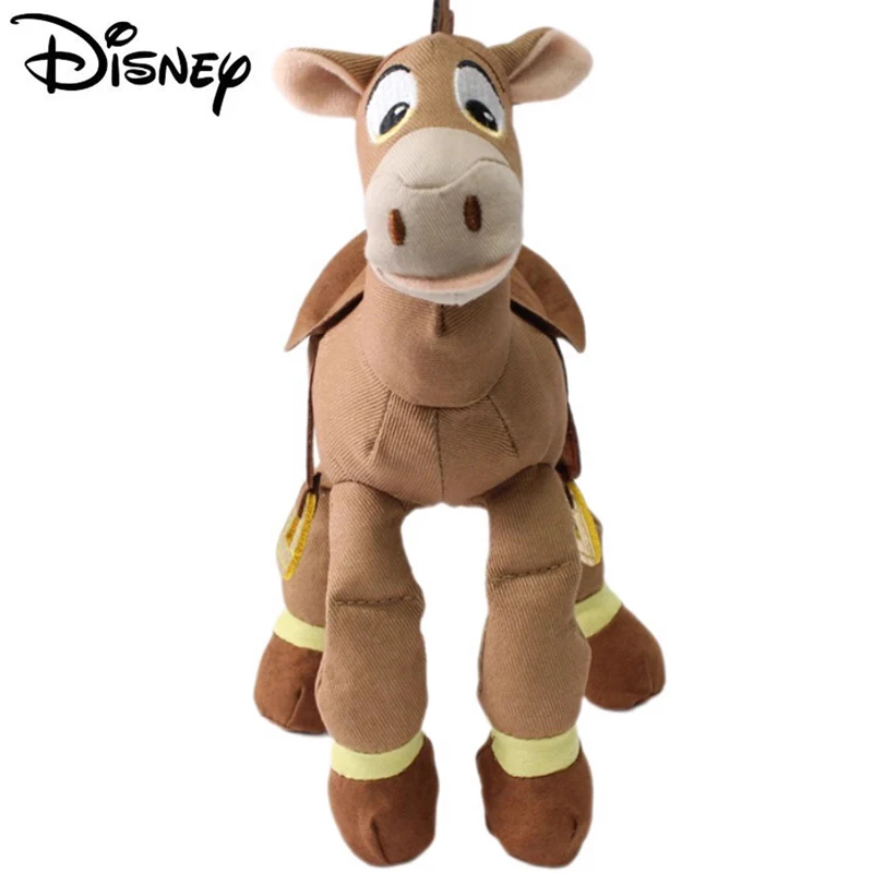 2025 nova venda quente disney toy story bullseye brinquedo de pelúcia 25cm bonito pelúcia pequeno cavalo modelo boneca figura ação crianças presente aniversário