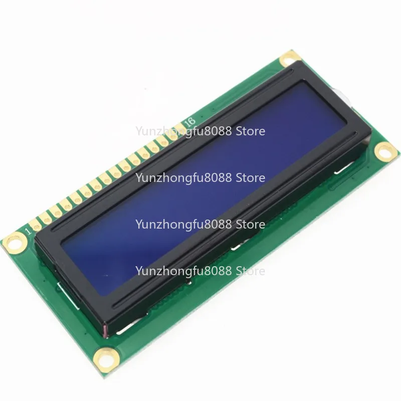 LCD1602 1602 Module Blue-green Screen 16x2 Characters LCD Module HD44780 Controller Blue Black Light
