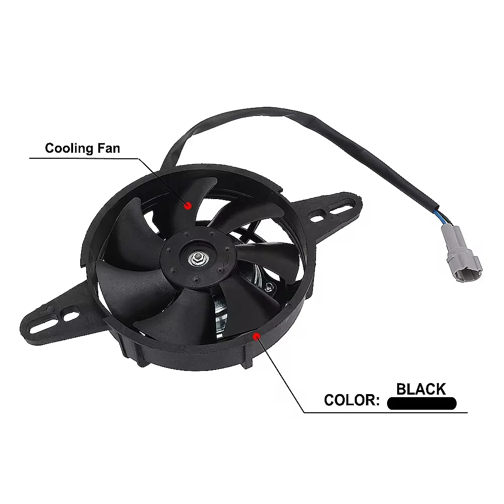 12V for 150cc-250cc ATV Quad Go Kart Motorcycle waterproof Fan Cooling Oil Cooler Engine Electric Radiator Motocross Accessories