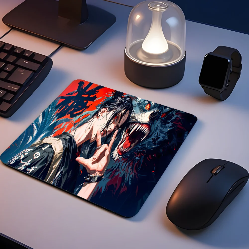 

Glass Mouse Pad Cyberpunk Style Anime Girl Desk Pad Smooth Glass Surface, Anti-Scratch Glass Mousepad With Non-Slip Pads