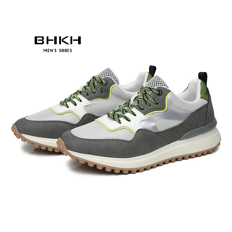 BHKH Male Sneakers 2024 Casual Men Trainers Designer Hiking Shoes Walking Jogging Sport Breathable Shoes For Men