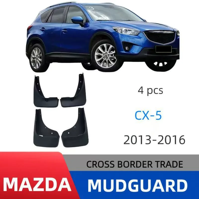 

For 2013-2016 Mazda CX-5 Car Mudguards Cover Front and Rear Parts Splash Proof Cars Mudguard Mud Flaps Wheel Guards Accessories