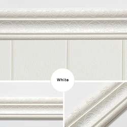 Wall Trim Line Skirting Border Ceiling Adhesive Phot Waistline Wallpaper for Home Office Hotel DIY Decor