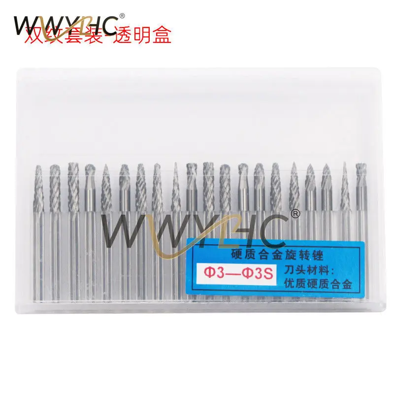 Tungsten Steel Hard Alloy Rotary File Bit Electric Grinding Pneumatic Grinding Replacement Parts