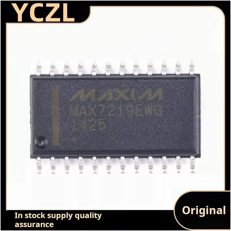 2PCS MAX7219EWG+T SOIC-24 LED driver 8-cijferige SPI-interface origineel echt