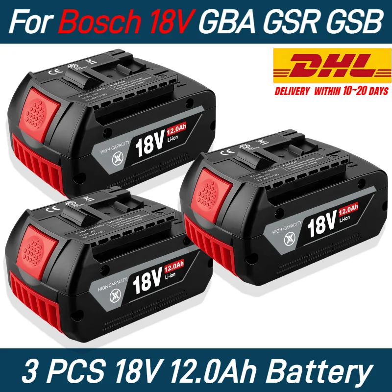 

Аккумулятор 18 В, 10,0 Ач Оригинал для Bosch 18V Professional GBA GBH GSR GSB BAT618 BAT609 BAT620 ✅ Замена аккумулятора Bosch