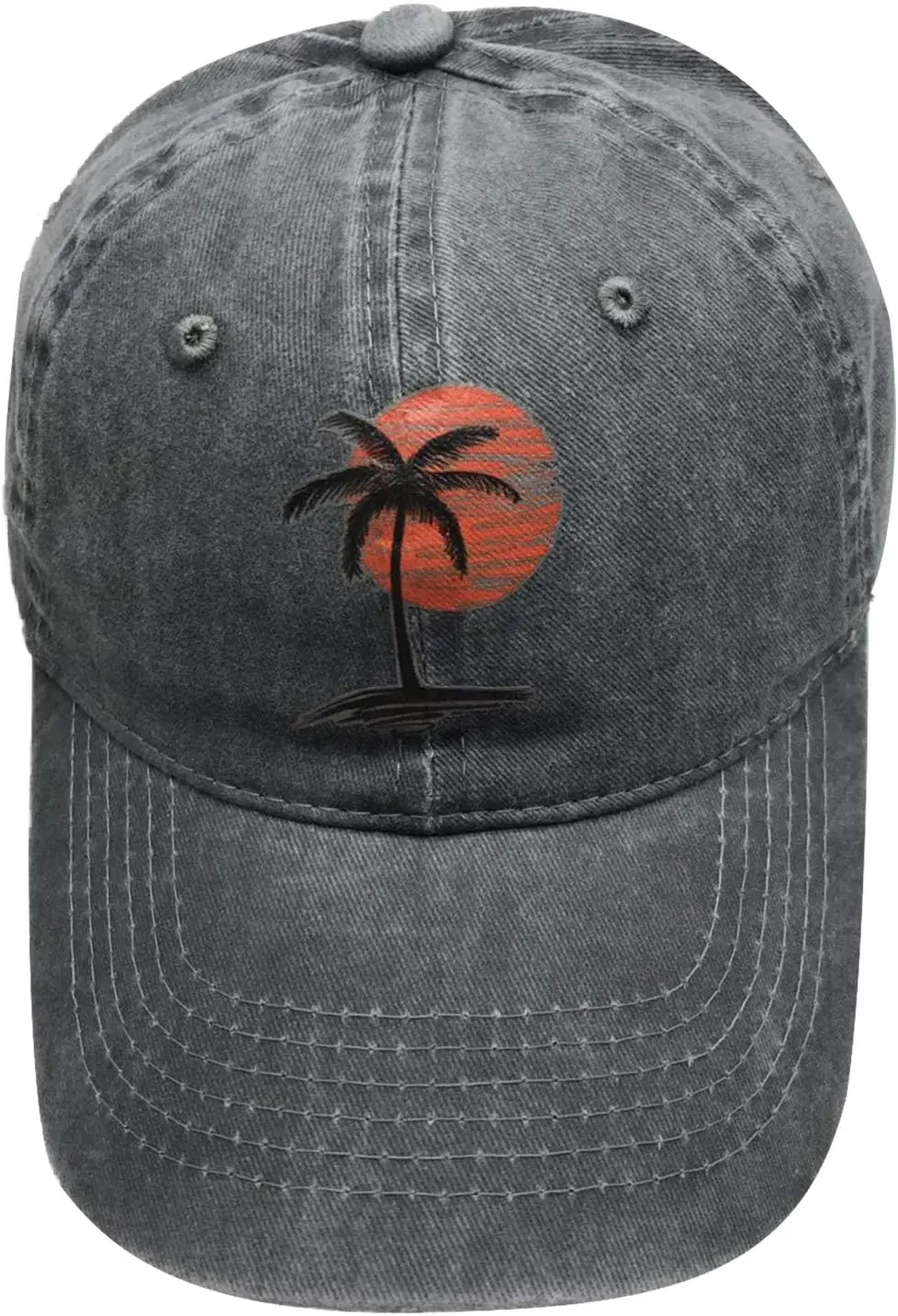 Palm Tree Baseball Caps Summer Aloha Beaches Outdoor Adjustable  Hat