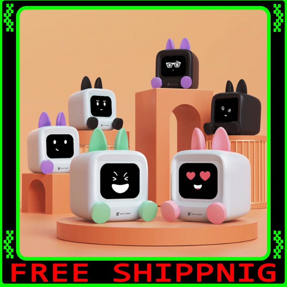 MILI TV سمّاعات بلوتوث الذكية روبوت المتكلم الإبداعية لطيف الجدول الحيوانات الأليفة الإلكترونية الحيوانات الأليفة فتاة هدية عيد ميلاد صديقة زوجة هدية