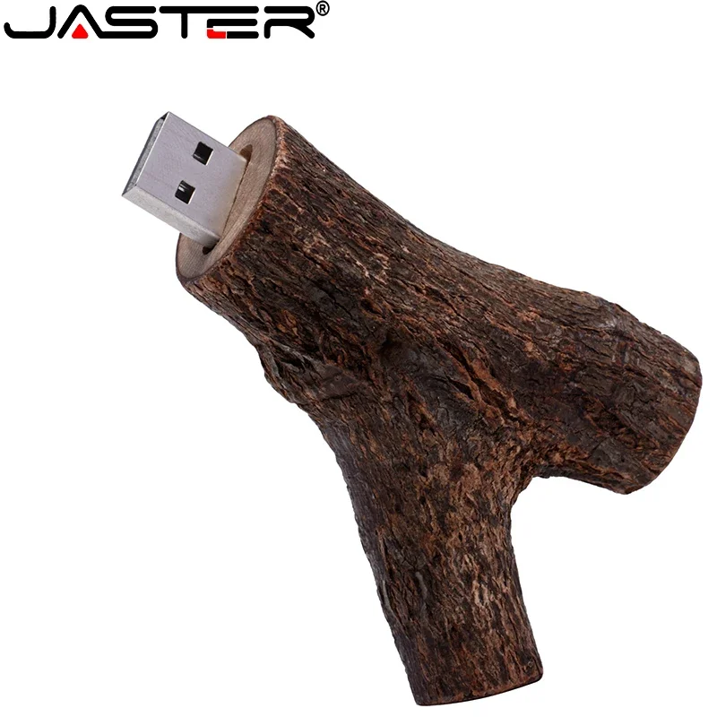 

Jaster universal USB2.0 wood tree branch W038 USB drive love USB flash drive small gift 16GB 32GB