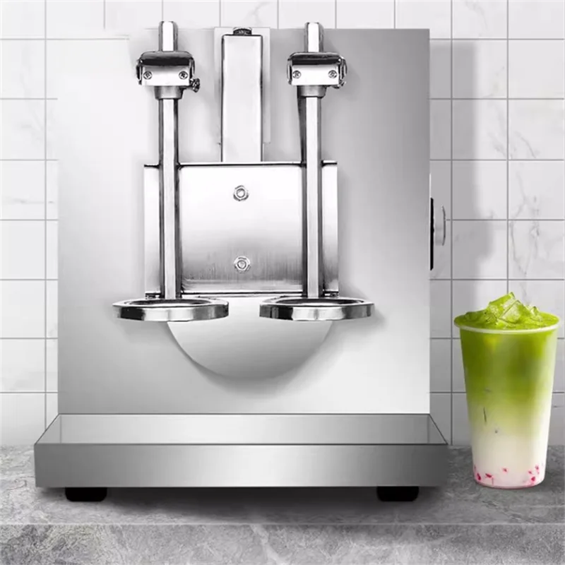 Hot selling With 2PC 700ml Cups Boba Tea shaker Bubble Tea Shaker Double Cups Shaker Machine Milk Bubble Tea Shaking Machine