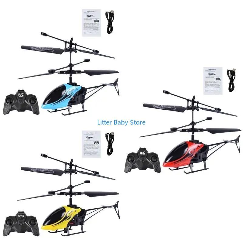 N80C Mini Fernbedienung Hubschrauber Rot gelbblau RC Drohnenspielzeug für Boy Kids Geschenk