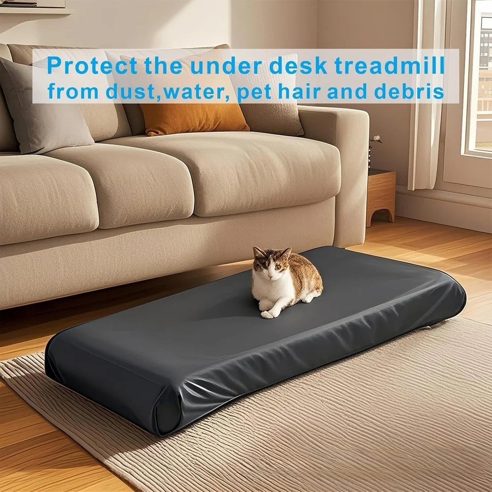 

For Under Desk Walking Black Treadmill Cover Portable Foldable Treadmill Cover Treadmill Cover Under Desk Cover
