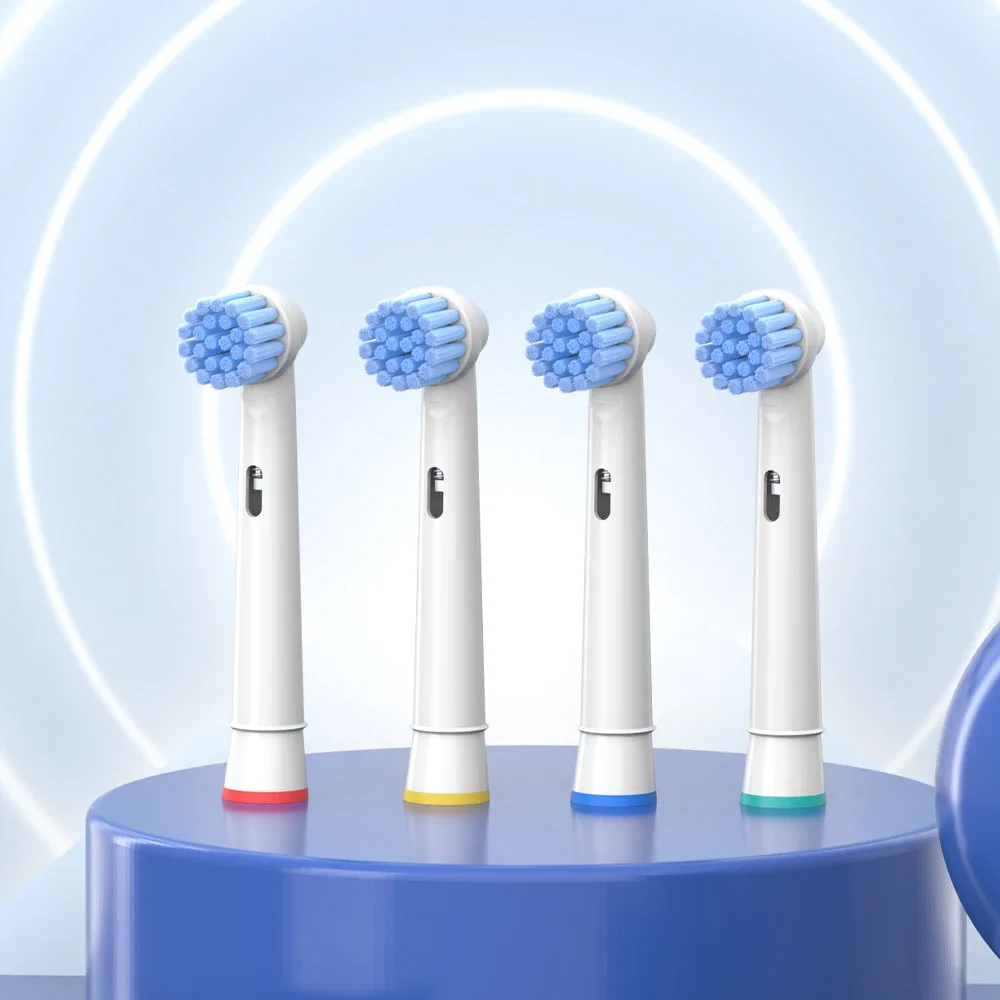 Professional Electric Toothbrush Heads Compatible With Oral Braun - Replacement Heads Refill Pro 500/1000/1500/3000/375