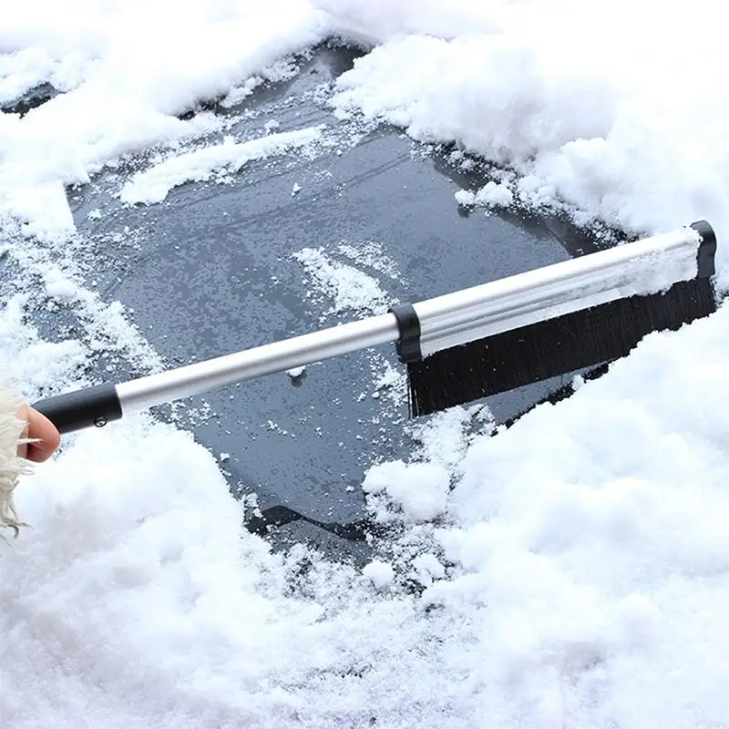 090E 1PC Extendable Car Auto Ice Scraper Shovel Snow Brush Removal Cleaning Tool