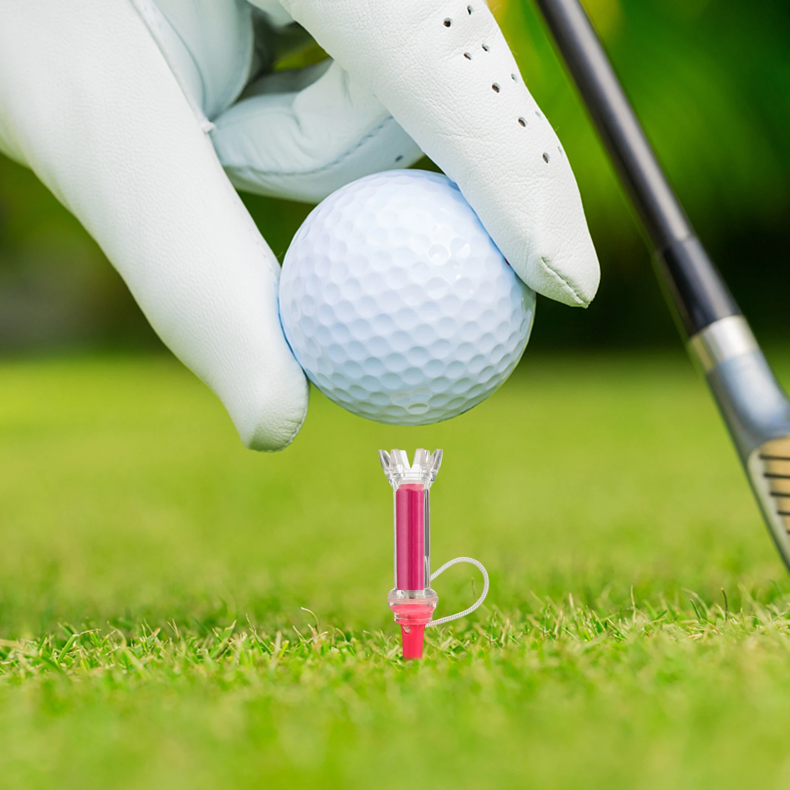 

Claw Shape Tees Ball Holder Lightweight Portable Durable Bright Fashionable Design Ball Stand Rack for Lovers Gift Golf
