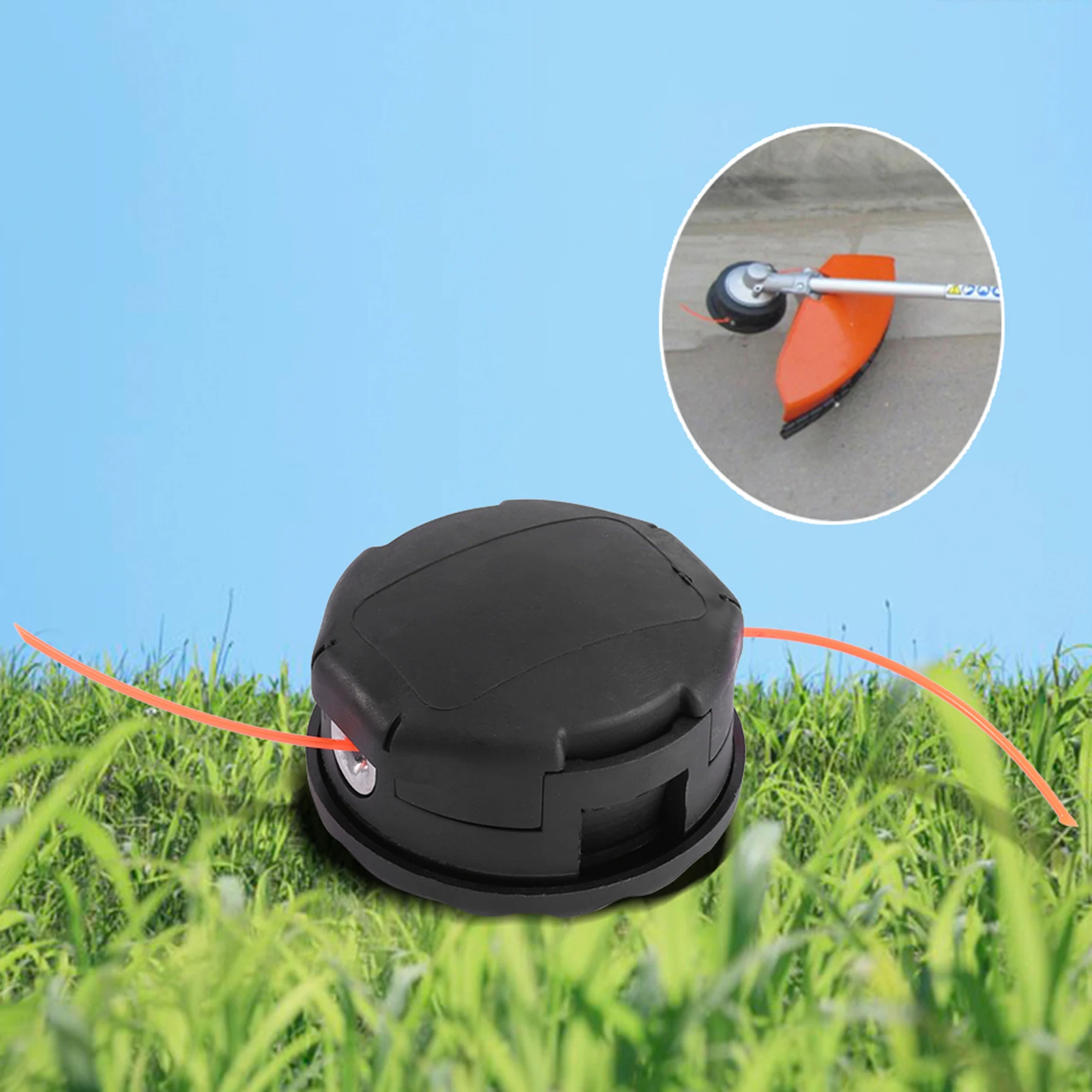 Grass Brush Cutter String Trimmer Head for Echo Speed-Feed 400 SRM-225 SRM-230 SRM-210 Strimmer Head Strimmer Heads Trimmer Head
