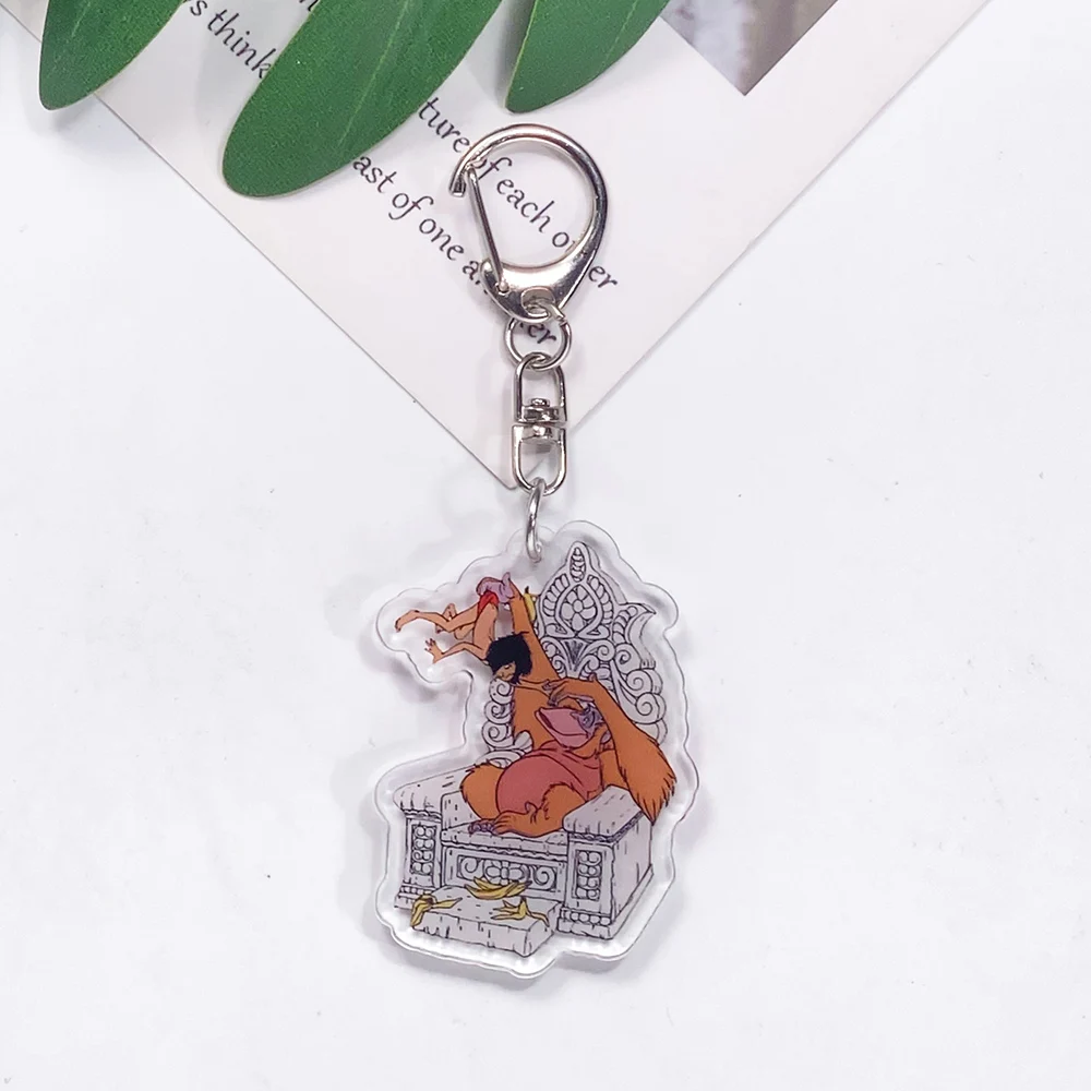 1/6Pcs Disney Turning Red Mei Lee Acrylic Car Keychain Accessories Funny Bag Charm Backpack Pendant Key Ring Gifts For Friends - view 5