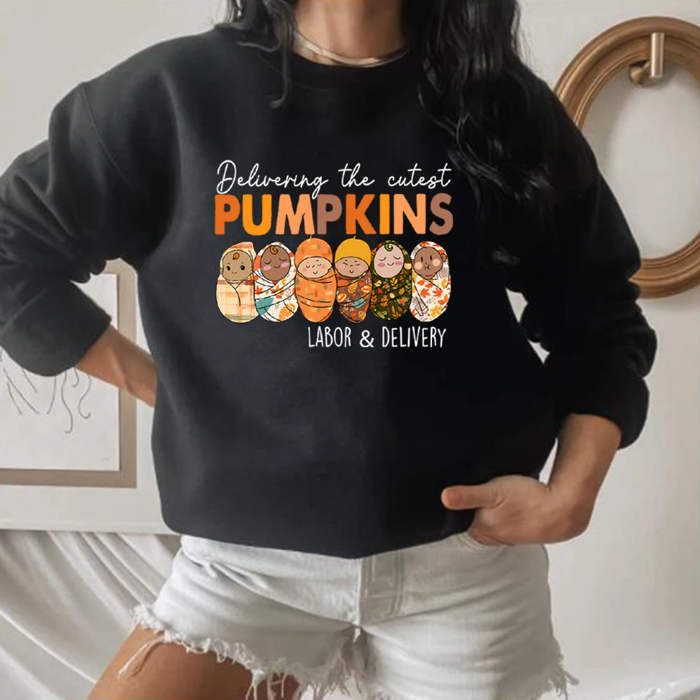 Deliver The Cutest Little Pumpkins Sweatshirt  Labor and Delivery Halloween Sweater Delivery Nurse Shirt Unisex Sweatshirt