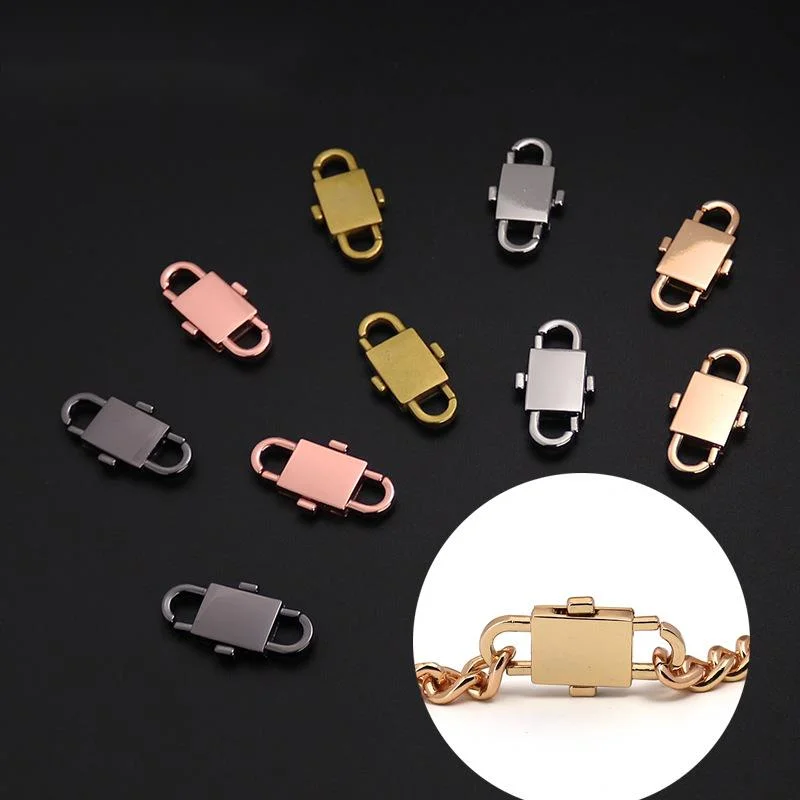 

10Pcs Metal Swivel Lobster Clasp Trigger Buckle Carabiner Keychain Bag Strap Belt DIY Chain Adjustment Clasp Accessories