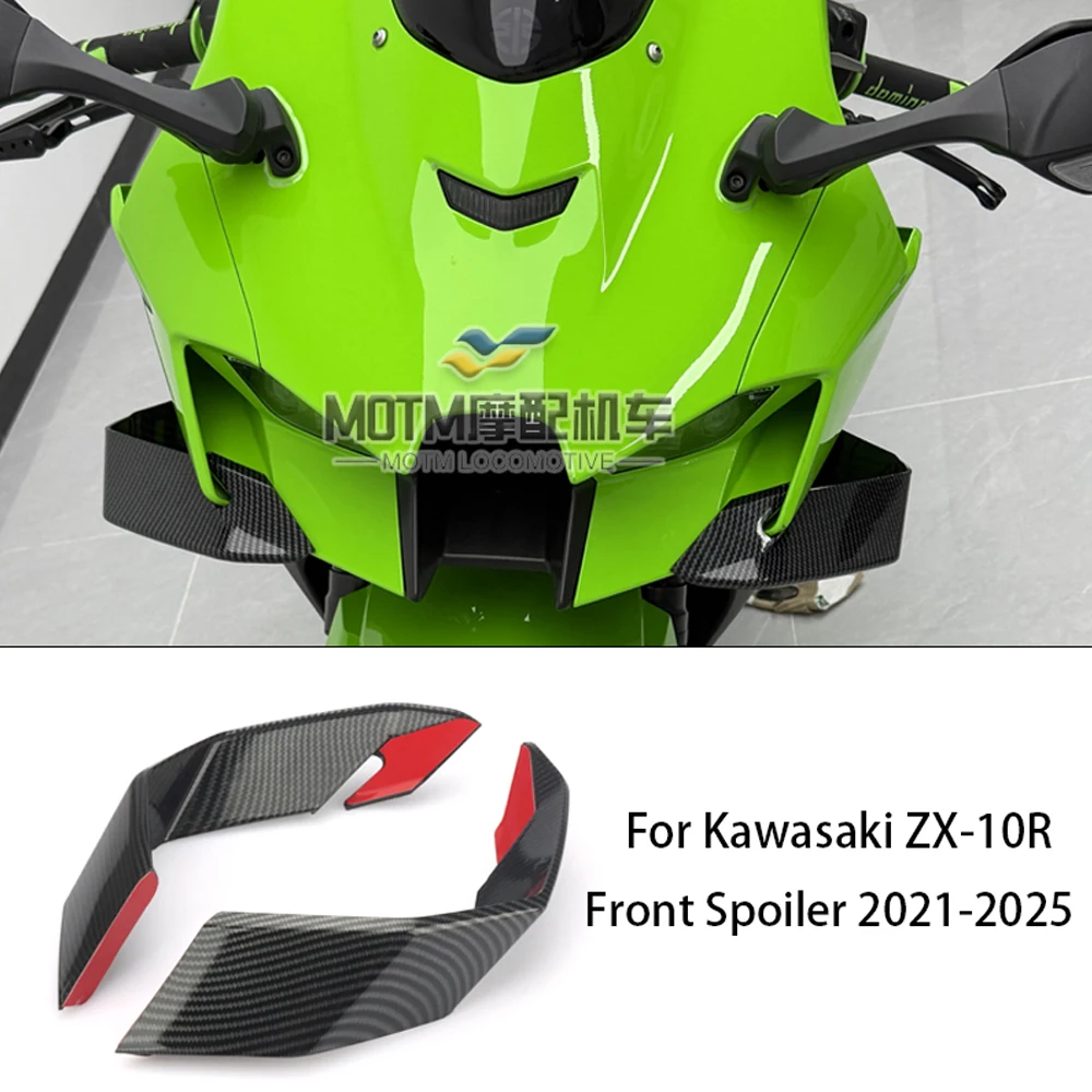 

FOR Kawasaki ZX-10R Modified Lower Lip Windscreen Wing Air Guide Plate Fairing No-Damage Installation 2021 2022 2023 2024 2025