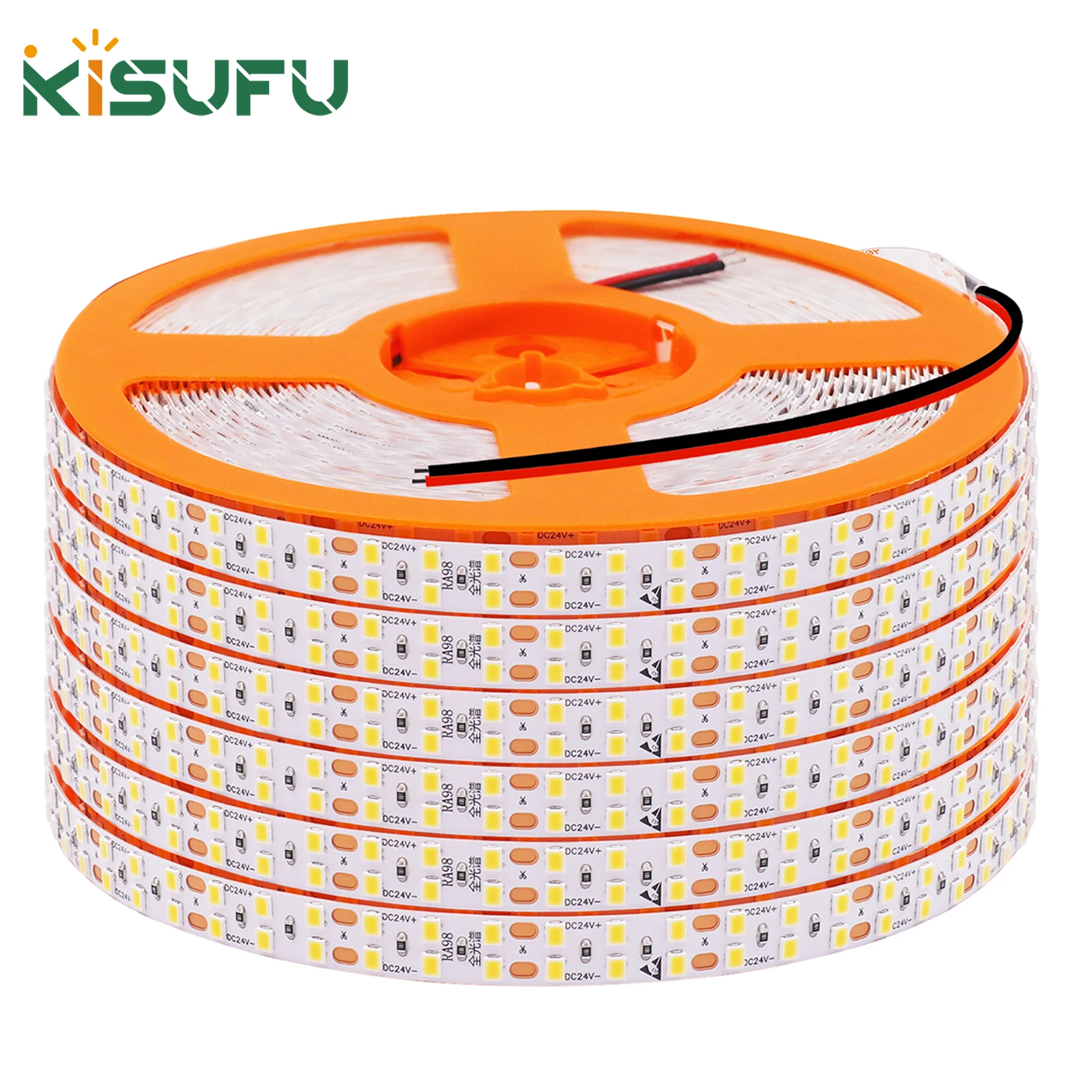 5m 10m Led Strip Light Adhesive Tape  2835 240LED Super Bright Flexible Led Ribbon Stripe Home Lighting RA98 3000K 4000K 6000K