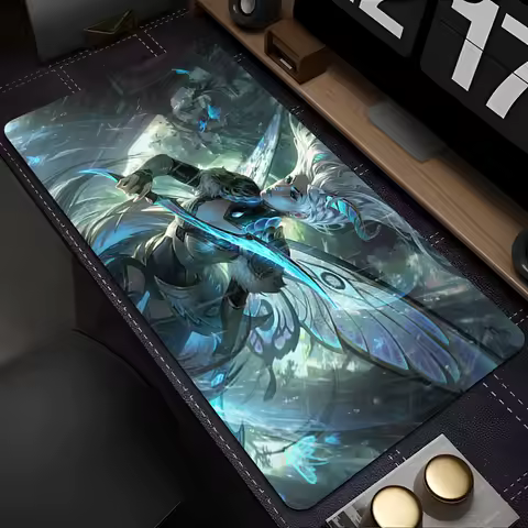 Mousepad Anime Mouse Pad Gaming Accessories Office Keyboard Pad Large Desk Mat Katarina L-league Of Legends Rubber Extended Pad