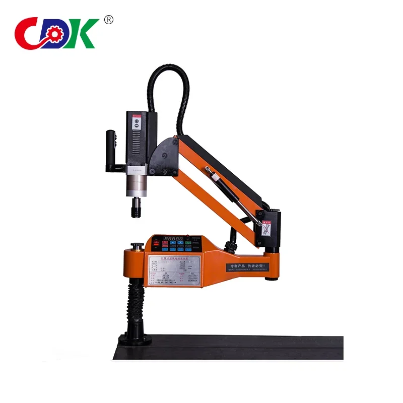 2021 hot sale Servo M12-M48 bench flex arm electric universal portable tapping machine by professional manufacturer