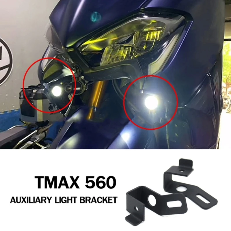 Motorcycle Spot Lamp Auxiliary Support for tmax530 tmax560 2017 2018 2019 2020 2021 Modified Accessories Fog Lamp Holder